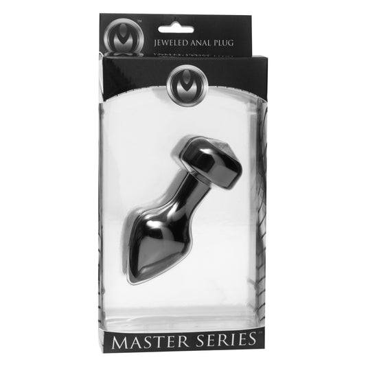 Master Series Spade Petite Jewel Aluminum Anal Plug | 848518012098 | Available at EroticWarehouse.com