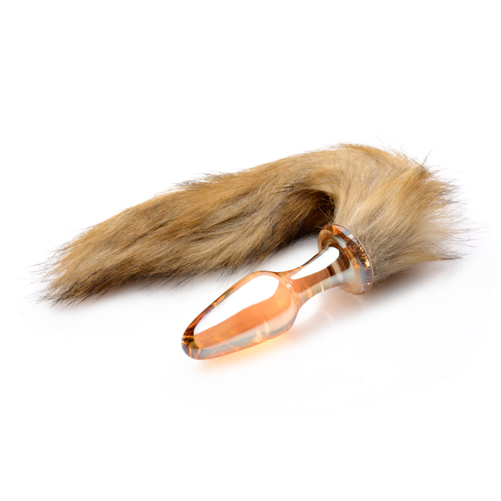 Tailz Fox Tail Glass Anal Plug | 848518013705 | Available at EroticWarehouse.com