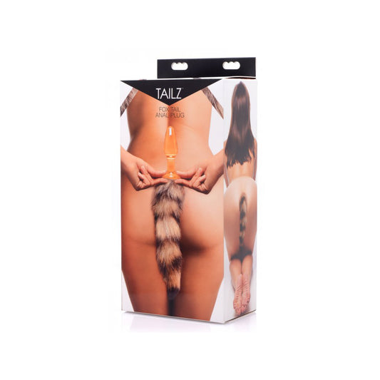 Tailz Fox Tail Glass Anal Plug | 848518013705 | Available at EroticWarehouse.com