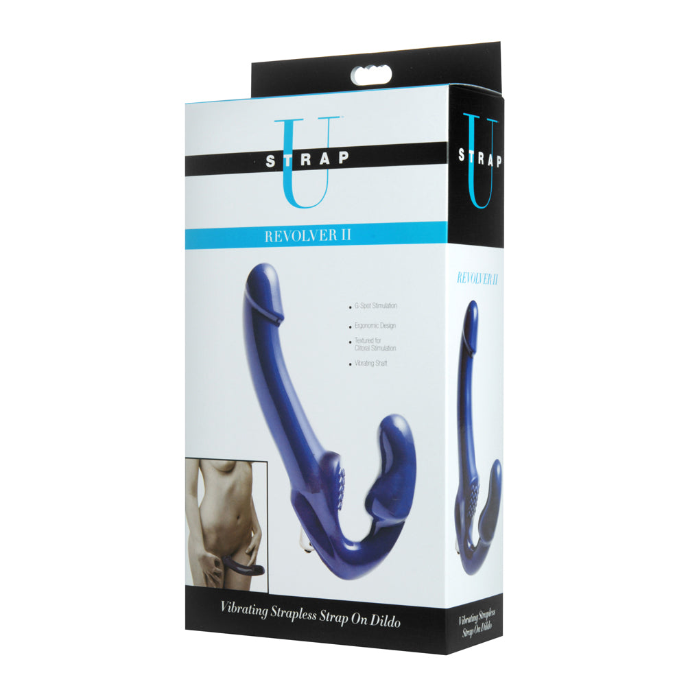 Revolver II - Strapless Strap On Dildo - Blue | 848518016799 | Available at EroticWarehouse.com