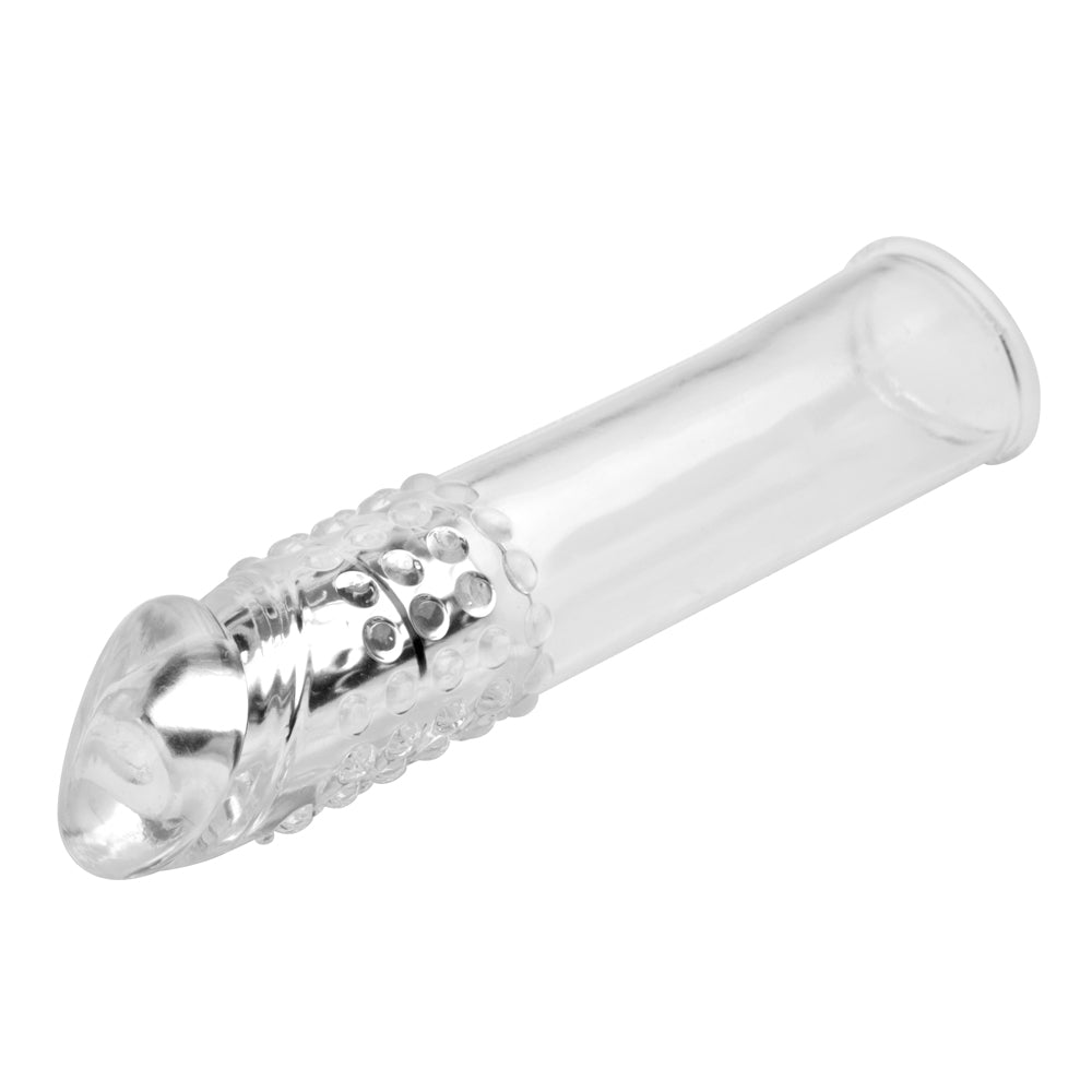 Size Matters Clear Sensations Vibrating Penis Enhancer | 848518018526 | Available at EroticWarehouse.com