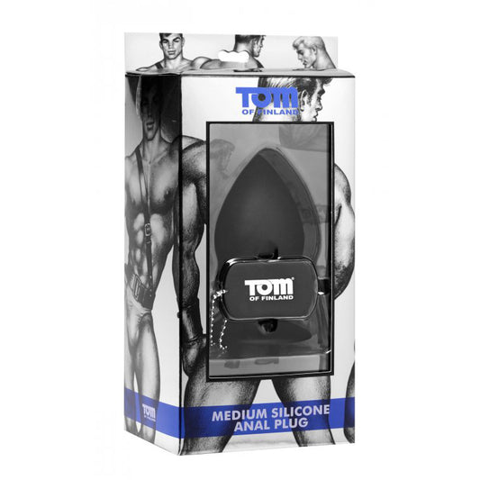 Tom Of Finland Anal Plug Medium Silicone | 848518018540 | Available at EroticWarehouse.com