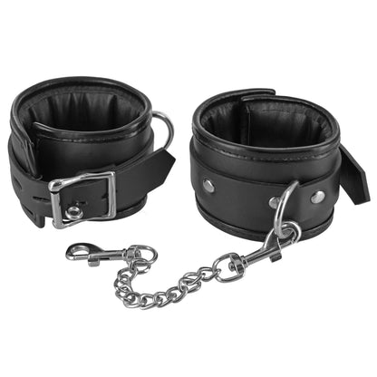 Strict Locking Padded Wrist Cuffs | 848518019158 | Available at EroticWarehouse.com
