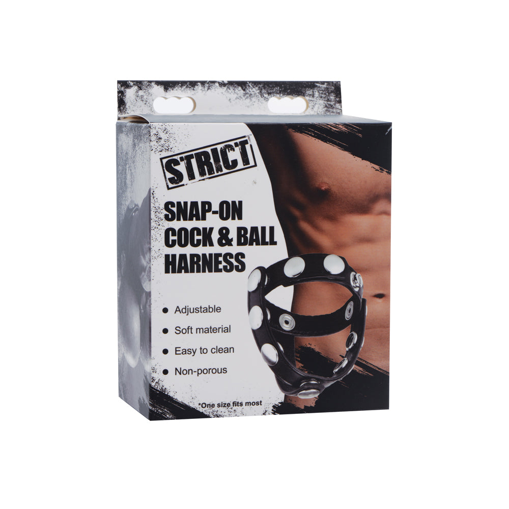 Strict Snap-On Cock And Ball Harness | 848518023858 | Available at EroticWarehouse.com
