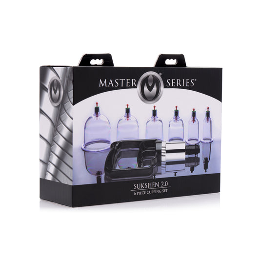 Master Series Sukshen 6 Piece Cupping Set | 848518025753 | Available at EroticWarehouse.com