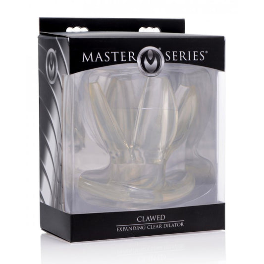 Master Series Clawed Expanding Clear Dilator | 848518025883 | Available at EroticWarehouse.com