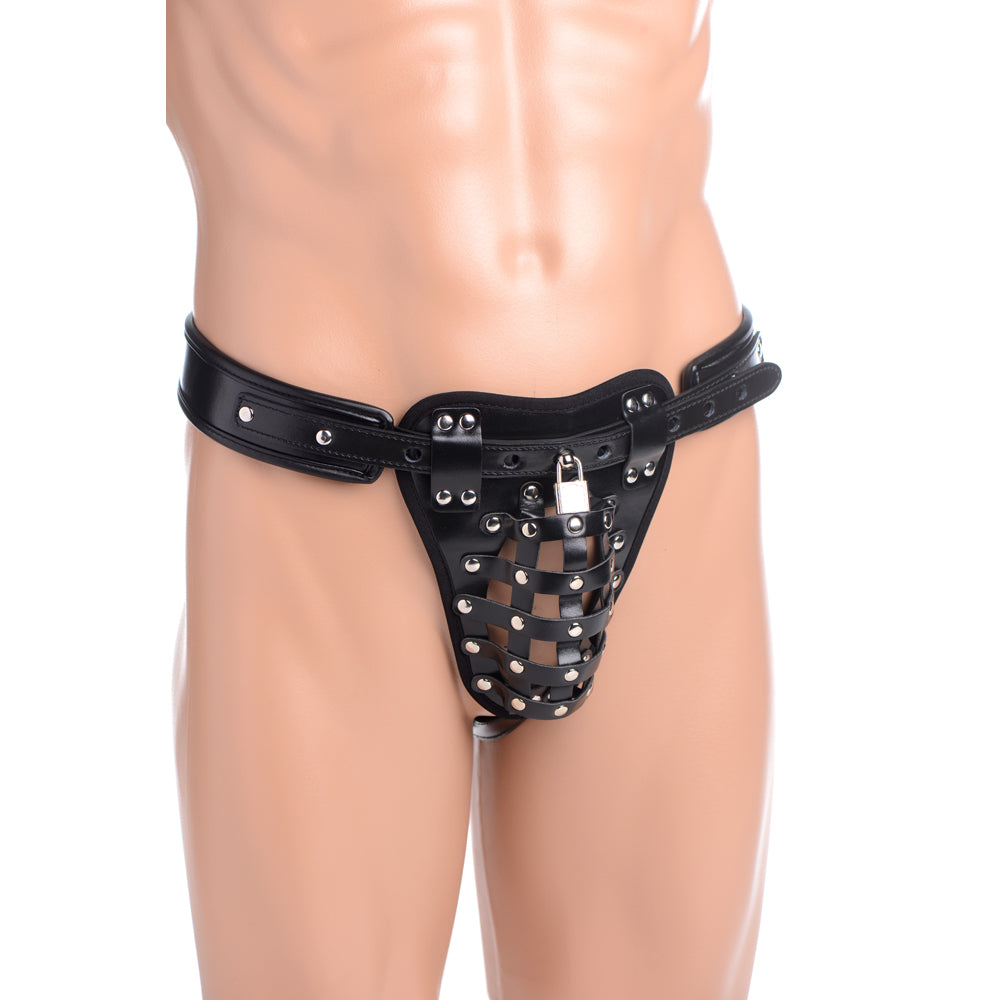 Strict Safety Net Male Chastity Belt | 848518025982 | Available at EroticWarehouse.com
