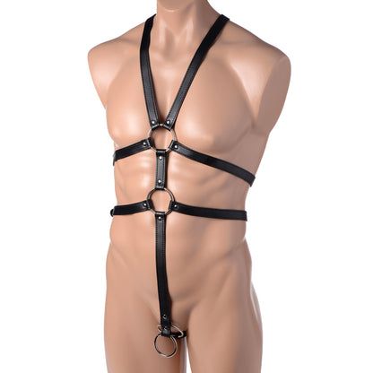 Strict Male Body Harness | 848518026668 | Available at EroticWarehouse.com