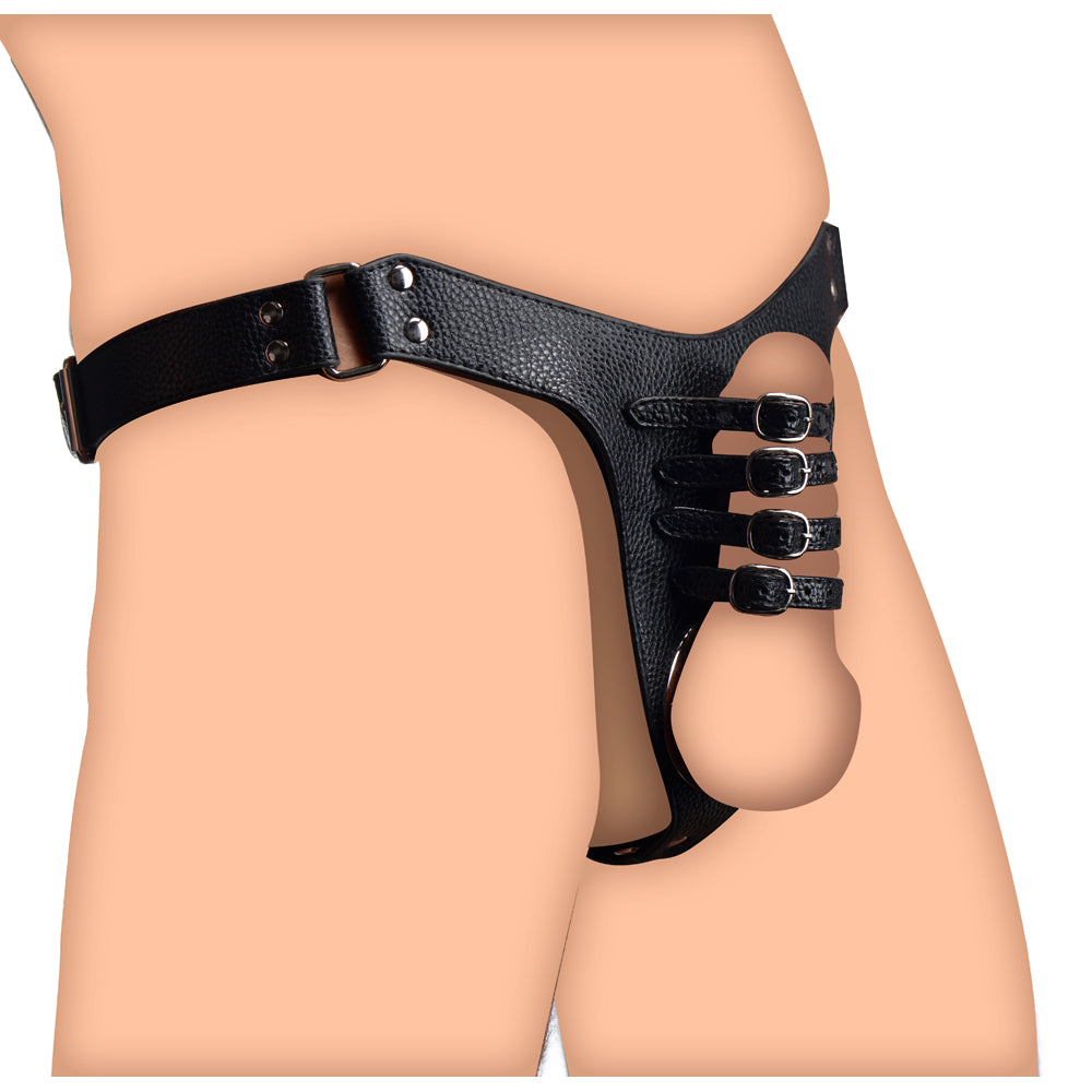Strict Male Chasity Harness | 848518026712 | Available at EroticWarehouse.com