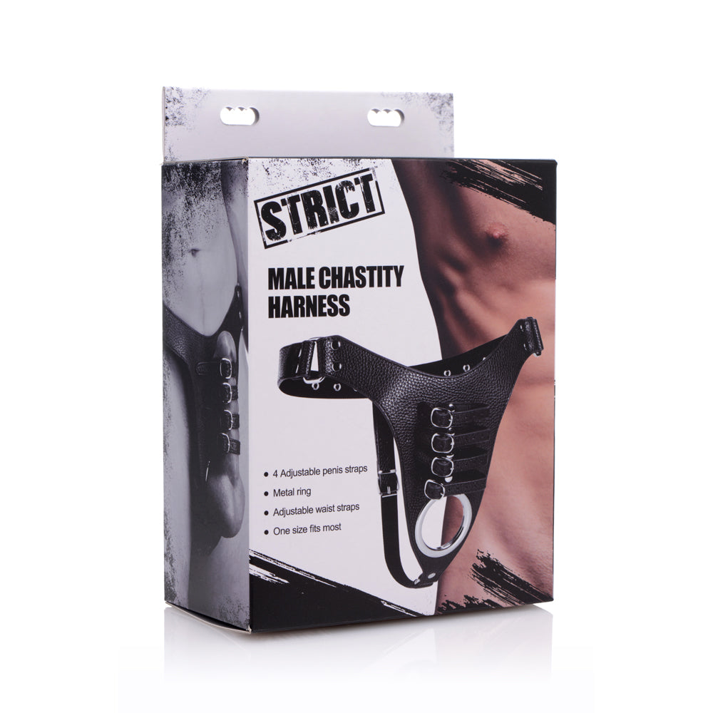 Strict Male Chasity Harness | 848518026712 | Available at EroticWarehouse.com