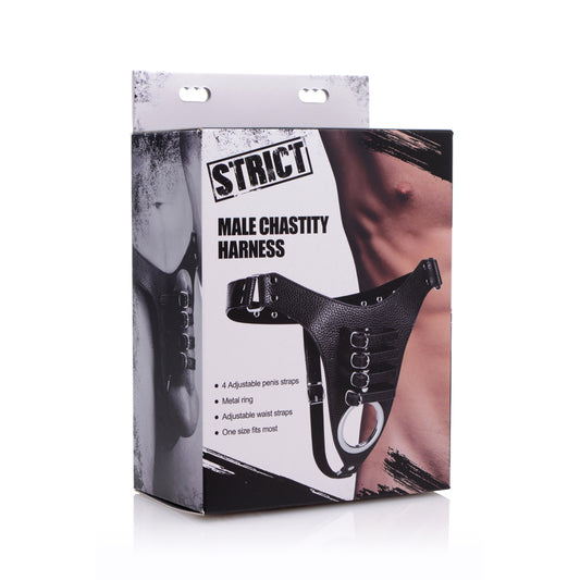 Strict Male Chasity Harness | 848518026712 | Available at EroticWarehouse.com