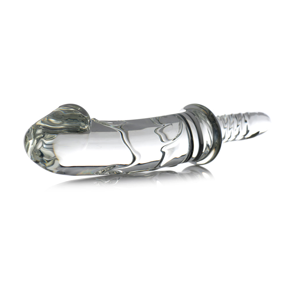 Master Series Battle Rammer Phallic Glass Thruster | 848518028532 | Available at EroticWarehouse.com