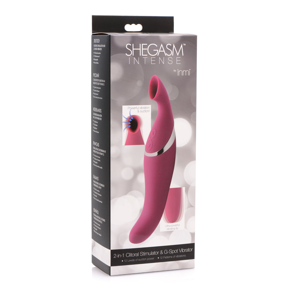Inmi Shegasm Intense 2-In-1 Clit Stimulator & G-Spot Vibe | 848518029546 | Available at EroticWarehouse.com
