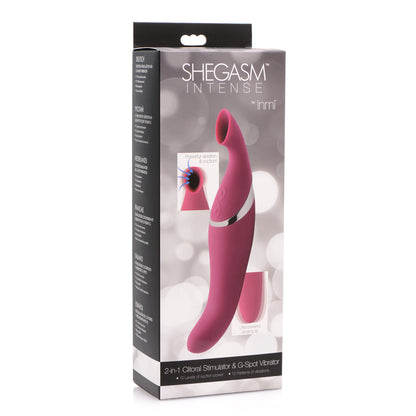 Inmi Shegasm Intense 2-In-1 Clit Stimulator & G-Spot Vibe | 848518029546 | Available at EroticWarehouse.com