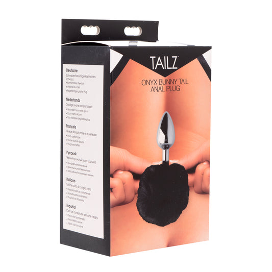 Tailz Onyx Bunny Tail Anal Plug | 848518029737 | Available at EroticWarehouse.com