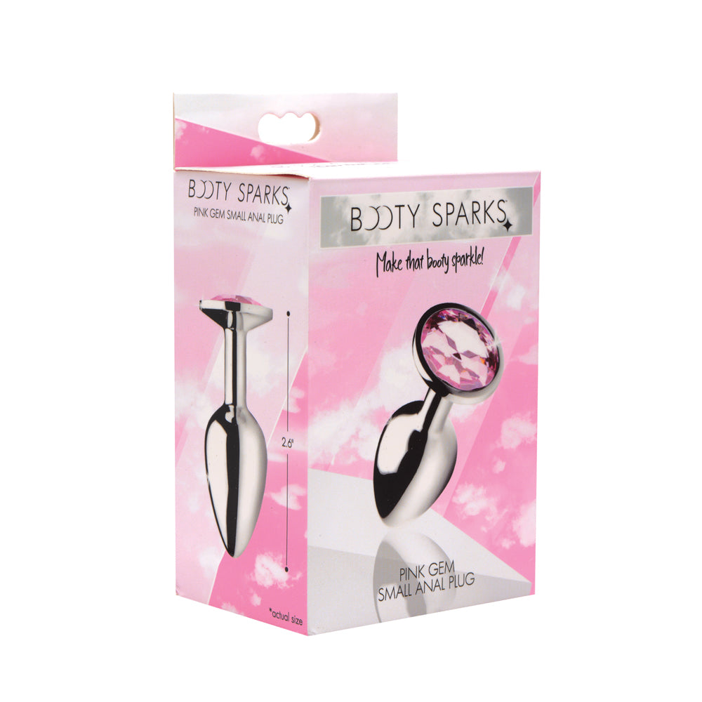 Booty Sparks Pink Gem - Small Anal Plug | 848518029850 | Available at EroticWarehouse.com