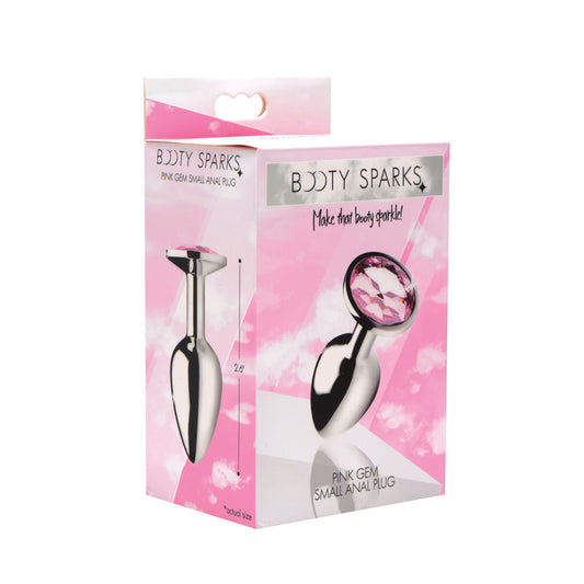 Booty Sparks Pink Gem - Small Anal Plug | 848518029850 | Available at EroticWarehouse.com