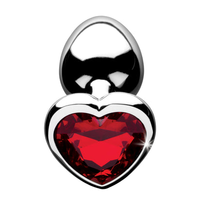 Booty Sparks Red Heart Gem - Small Anal Plug | 848518029881 | Available at EroticWarehouse.com