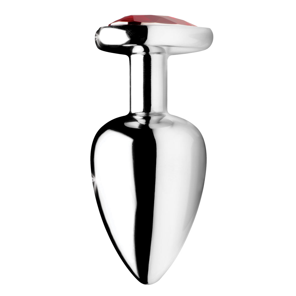Booty Sparks Red Heart Gem - Large Anal Plug | 848518029904 | Available at EroticWarehouse.com