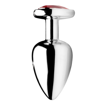Booty Sparks Red Heart Gem - Large Anal Plug | 848518029904 | Available at EroticWarehouse.com