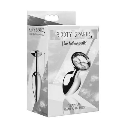 Booty Sparks Clear Gem - Small Anal Plug | 848518029980 | Available at EroticWarehouse.com
