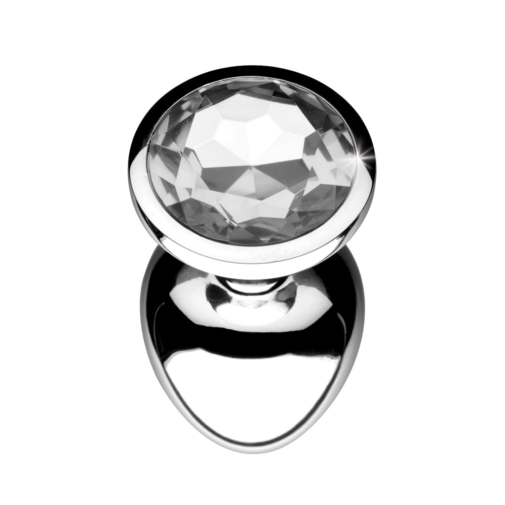 Booty Sparks Clear Gem - Large Anal Plug | 848518030009 | Available at EroticWarehouse.com