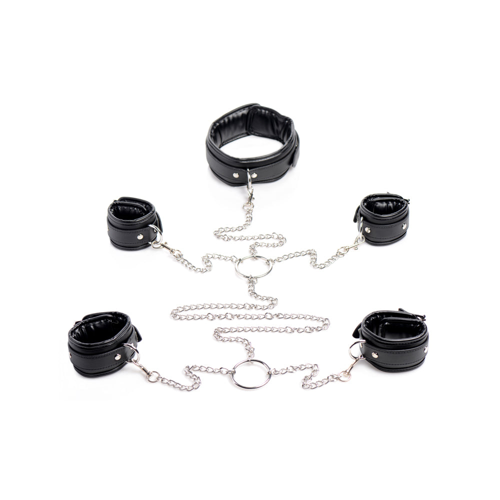 Strict Slave Bondage Shackle Set | 848518030566 | Available at EroticWarehouse.com