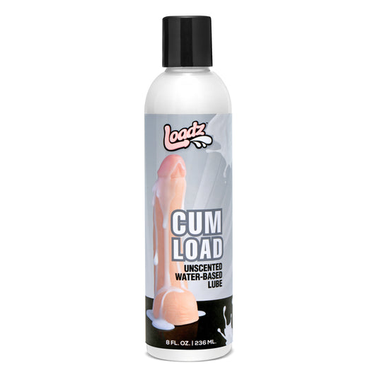 Loadz Cum Load Unscented Water-Based Semen Lube 8 oz. | 848518030825 | Available at EroticWarehouse.com