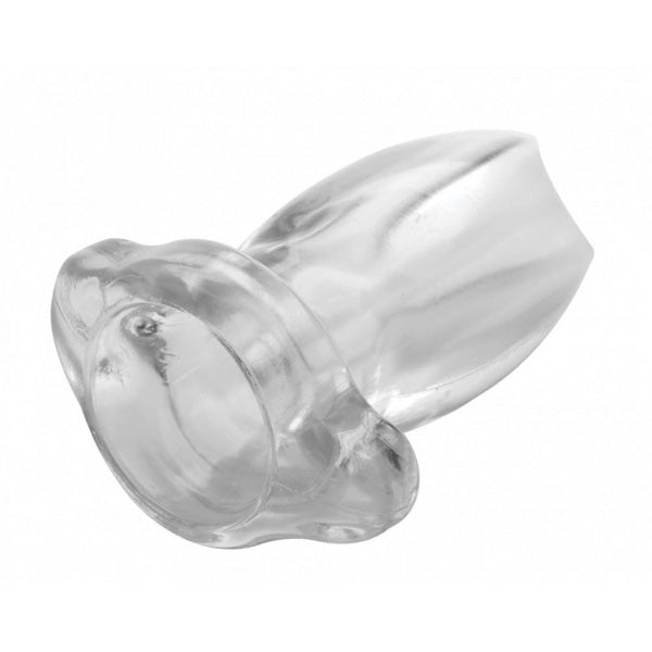 Master Series Gape Glory Clear Hollow Anal Plug | 848518031037 | Available at EroticWarehouse.com