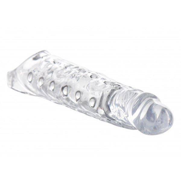 Size Matters 3" Clear Extender Sleeve | 848518031419 | Available at EroticWarehouse.com