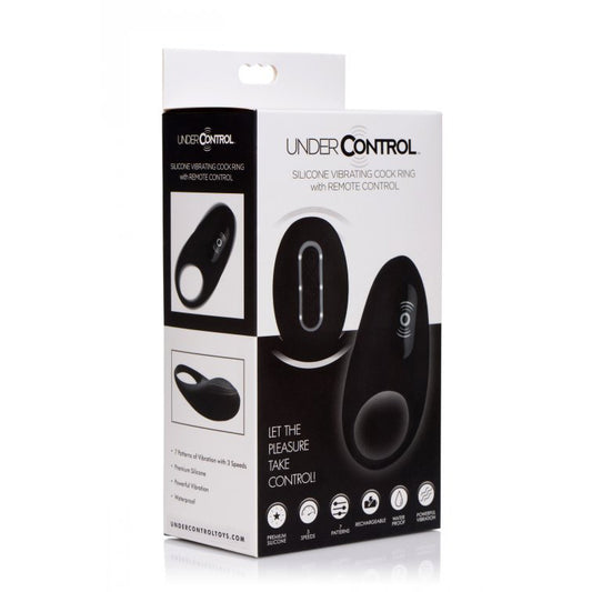 Under Control Vibrating Cock Ring With Remote Control | 848518031525 | Available at EroticWarehouse.com