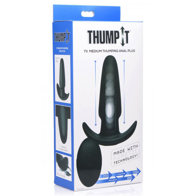 Thump-It 7x Medium Thumping Anal Plug | 848518032041 | Available at EroticWarehouse.com