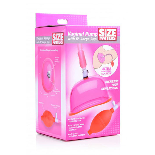 Size Matters Vaginal Pump 5" Large Cup | 848518032096 | Available at EroticWarehouse.com