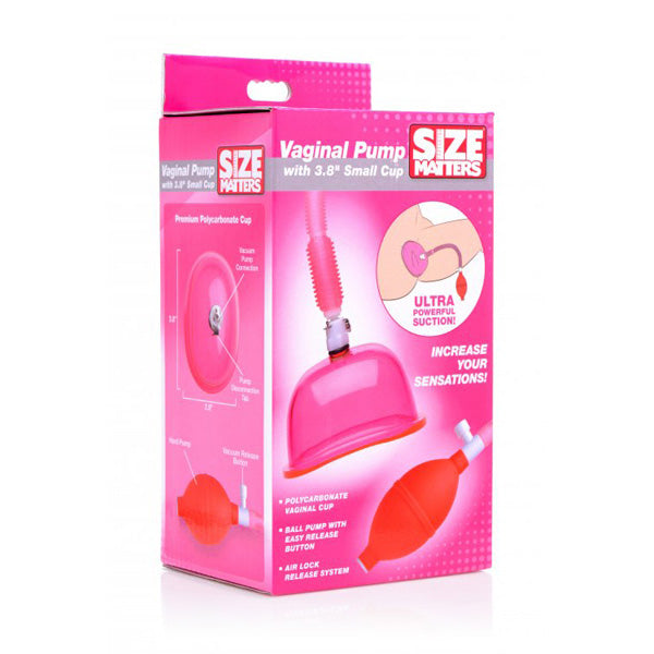 Size Matters Vaginal Pump 3.8" Small Cup | 848518032102 | Available at EroticWarehouse.com