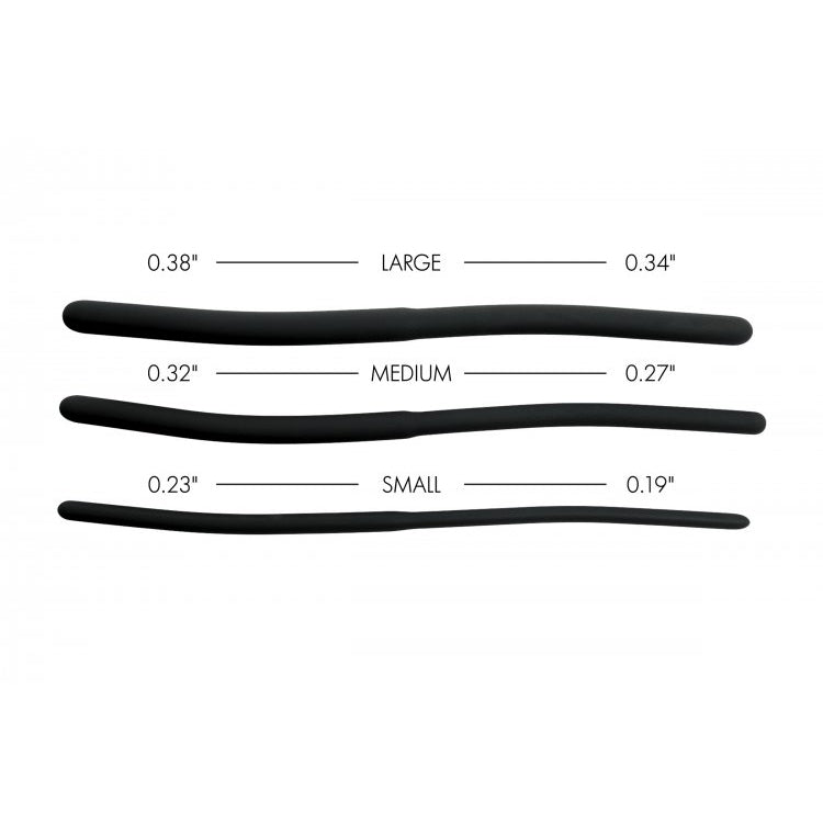 Mistress Isabella Silicone Urethral Sounds | 848518032430 | Available at EroticWarehouse.com