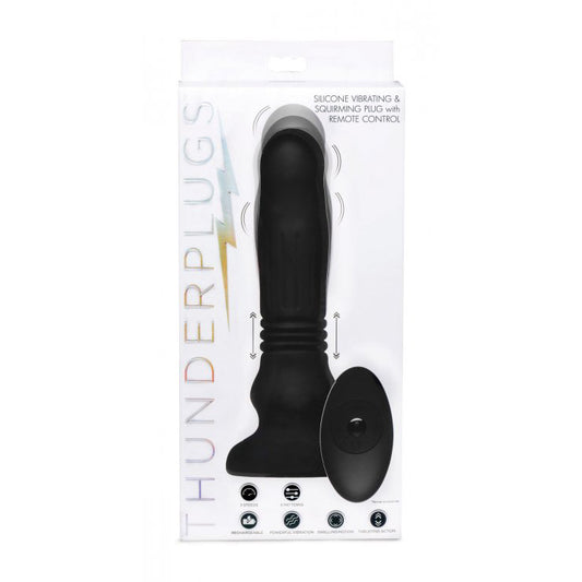 Thunder Plugs Silicone Swelling & Thrusting Plug With Remote Control | 848518032584 | Available at EroticWarehouse.com