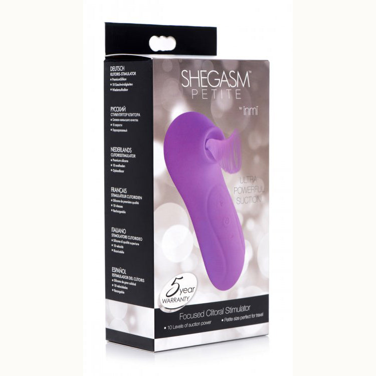 Inmi Shegasm Petite Silicone Focused Clitoral Stimulator | 848518032904 | Available at EroticWarehouse.com