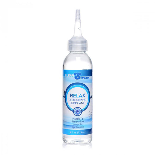 Cleanstream Relax Desensitizing Lubricant With Nozzle Tip 4 oz. | 848518032935 | Available at EroticWarehouse.com