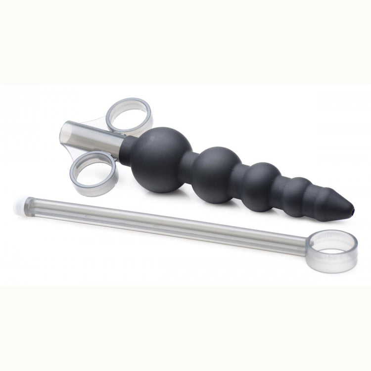Master Series Silicone Graduated Beads Lubricant Launcher | 848518033017 | Available at EroticWarehouse.com