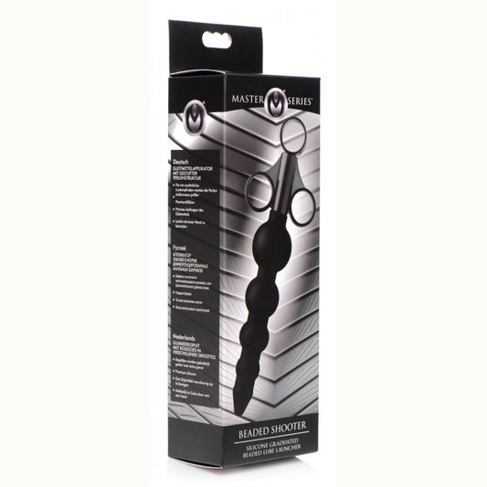 Master Series Silicone Graduated Beads Lubricant Launcher | 848518033017 | Available at EroticWarehouse.com