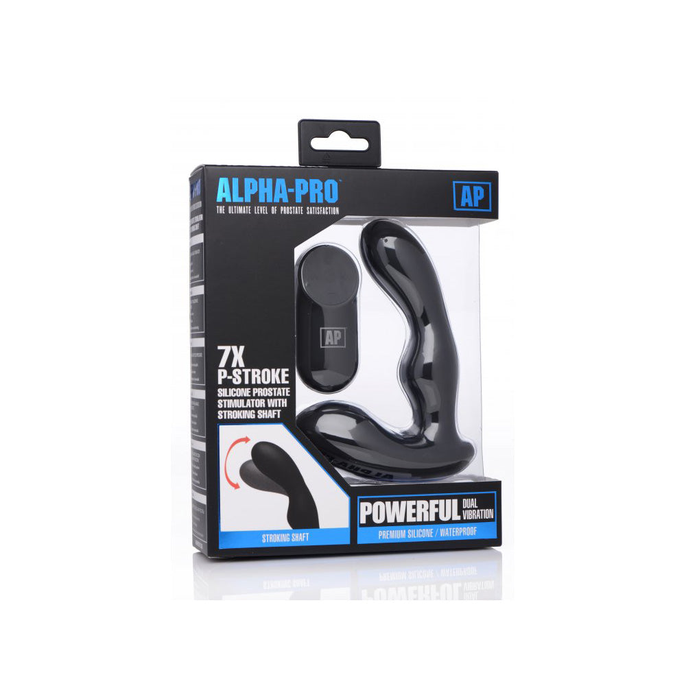 Alpha-Pro 7X P-Stroke Prostate Stimulator W/ Stroking Shaft | 848518033284 | Available at EroticWarehouse.com