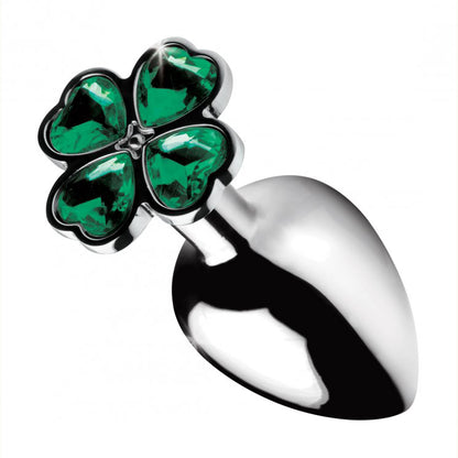 Booty Sparks Lucky Clover Gem Anal Plug Large | 848518033734 | Available at EroticWarehouse.com