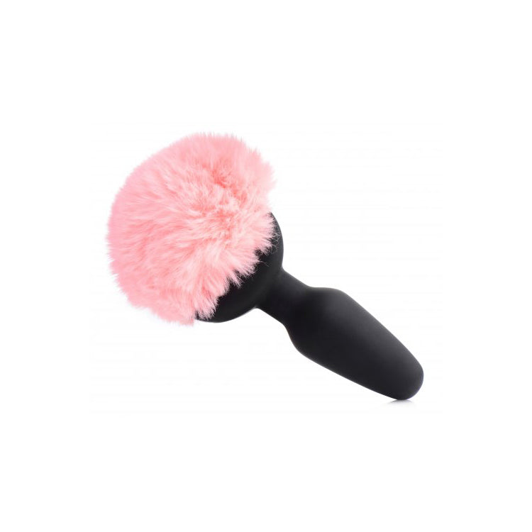 Tailz Vibrating Pink Bunny Tail Anal Plug | 848518033772 | Available at EroticWarehouse.com