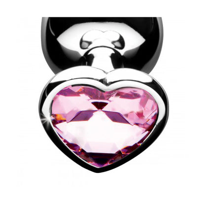 Booty Sparks Pink Heart Gem Anal Plug Set | 848518033796 | Available at EroticWarehouse.com