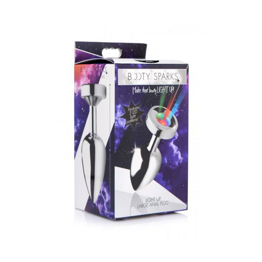 Booty Sparks Light Up Large Anal Plug | 848518034328 | Available at EroticWarehouse.com