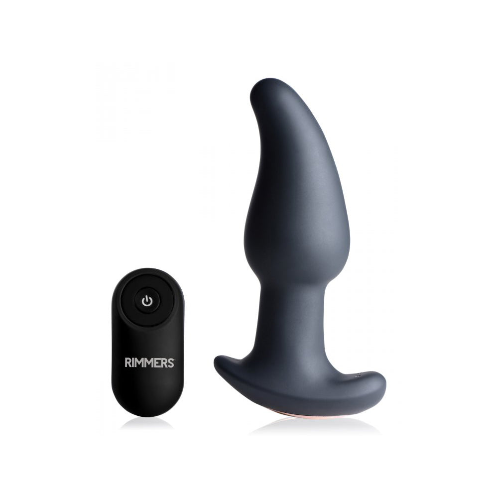 Rimmers Gyro-M 10X Curved Rimming Plug With Remote Control | 848518034878 | Available at EroticWarehouse.com