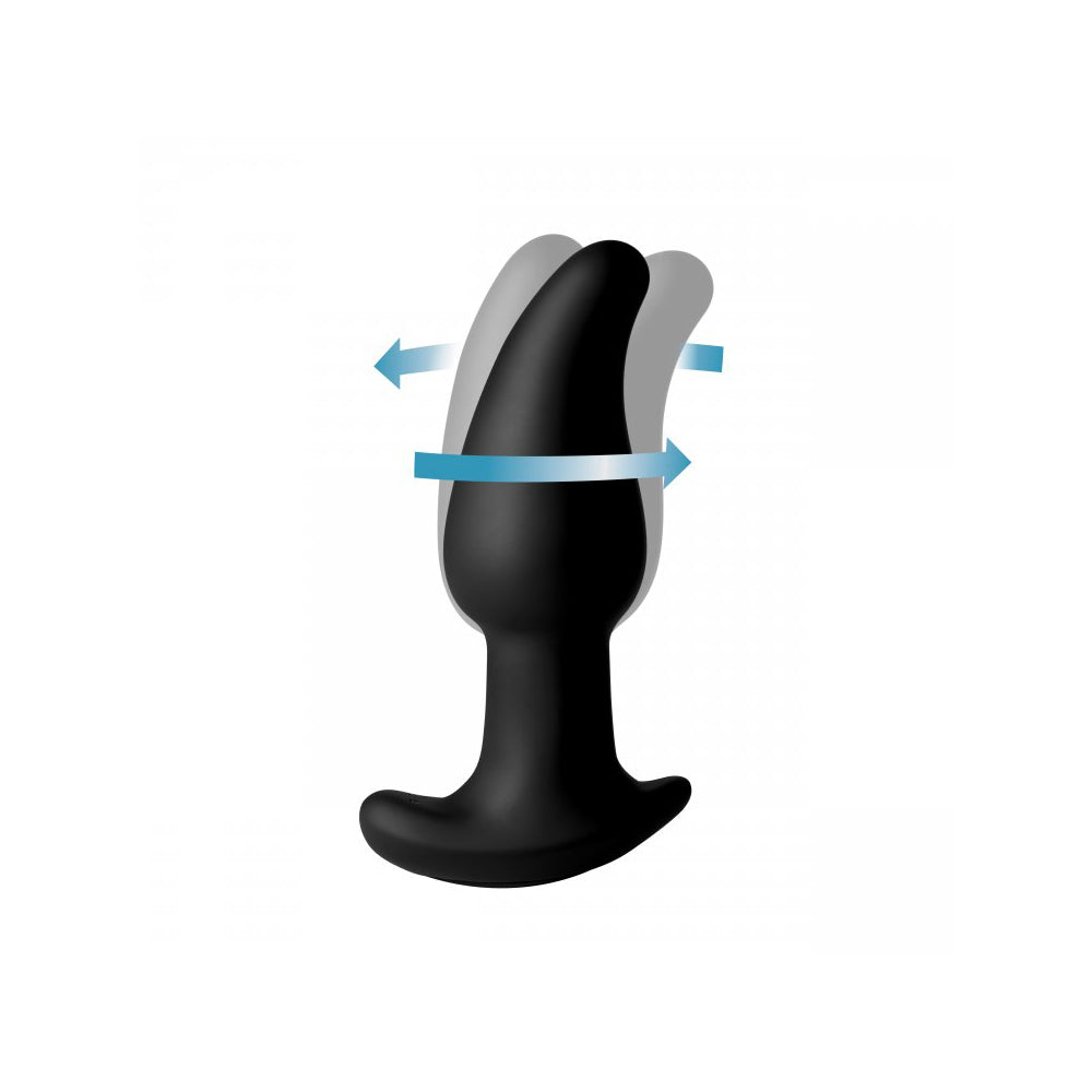 Rimmers Gyro-M 10X Curved Rimming Plug With Remote Control | 848518034878 | Available at EroticWarehouse.com