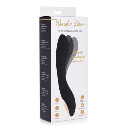 Wonder Vibes 7X Bendable Silicone Vibe | 848518034885 | Available at EroticWarehouse.com