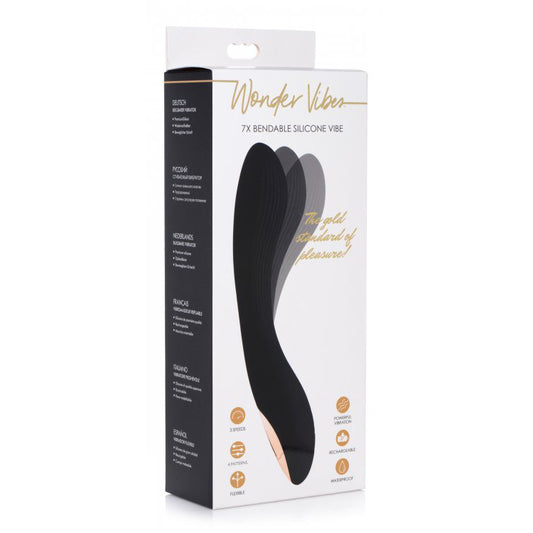Wonder Vibes 7X Bendable Silicone Vibe | 848518034885 | Available at EroticWarehouse.com