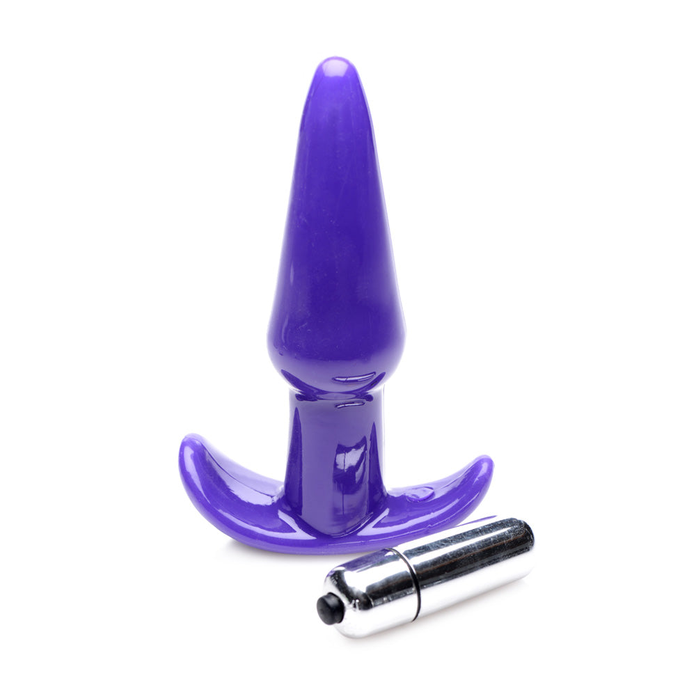 Frisky Thrilling Purple Smooth Anal Plug | 848518035080 | Available at EroticWarehouse.com